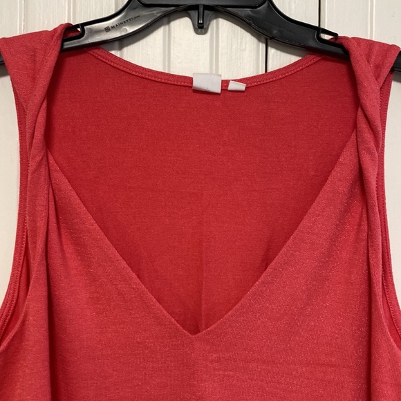 GAP V-Neck Slub Tank Blouse - Medium - Picture 2 of 4